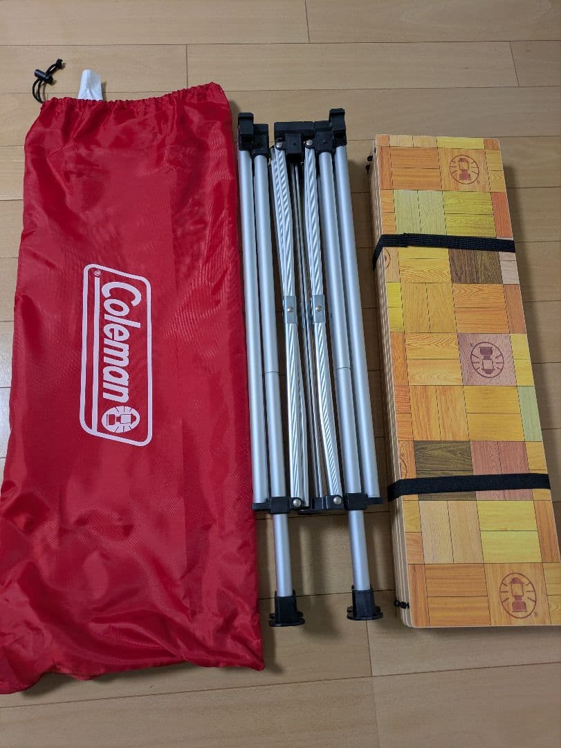 コールマン ナチュラルモザイクロールテーブル120