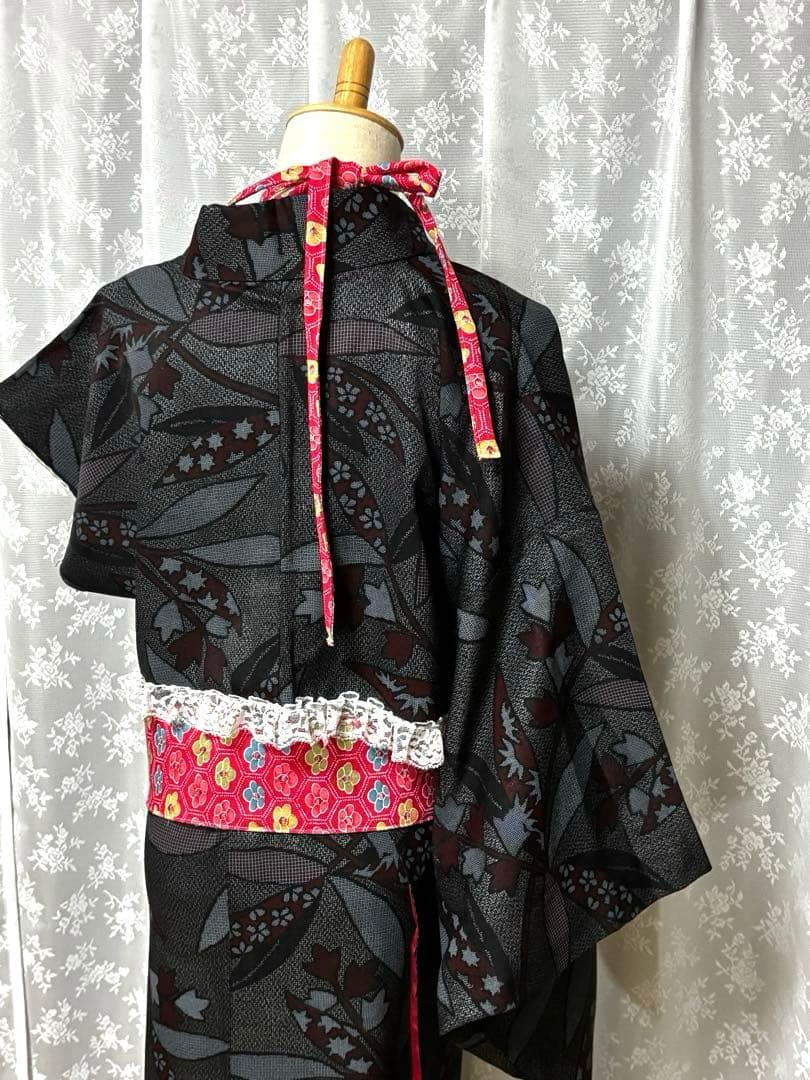 ハンドメイド　美　レトロ　着物リメイク　舞台衣装　ダンス衣装4点　普段着にも！