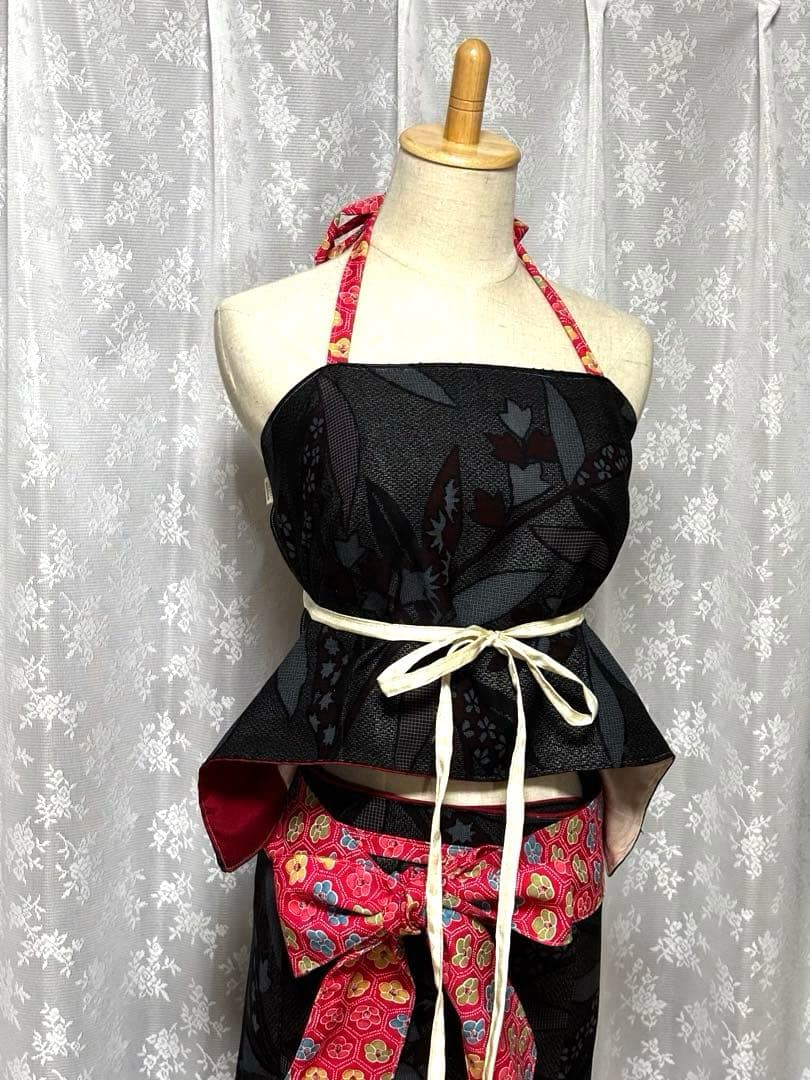 ハンドメイド　美　レトロ　着物リメイク　舞台衣装　ダンス衣装4点　普段着にも！