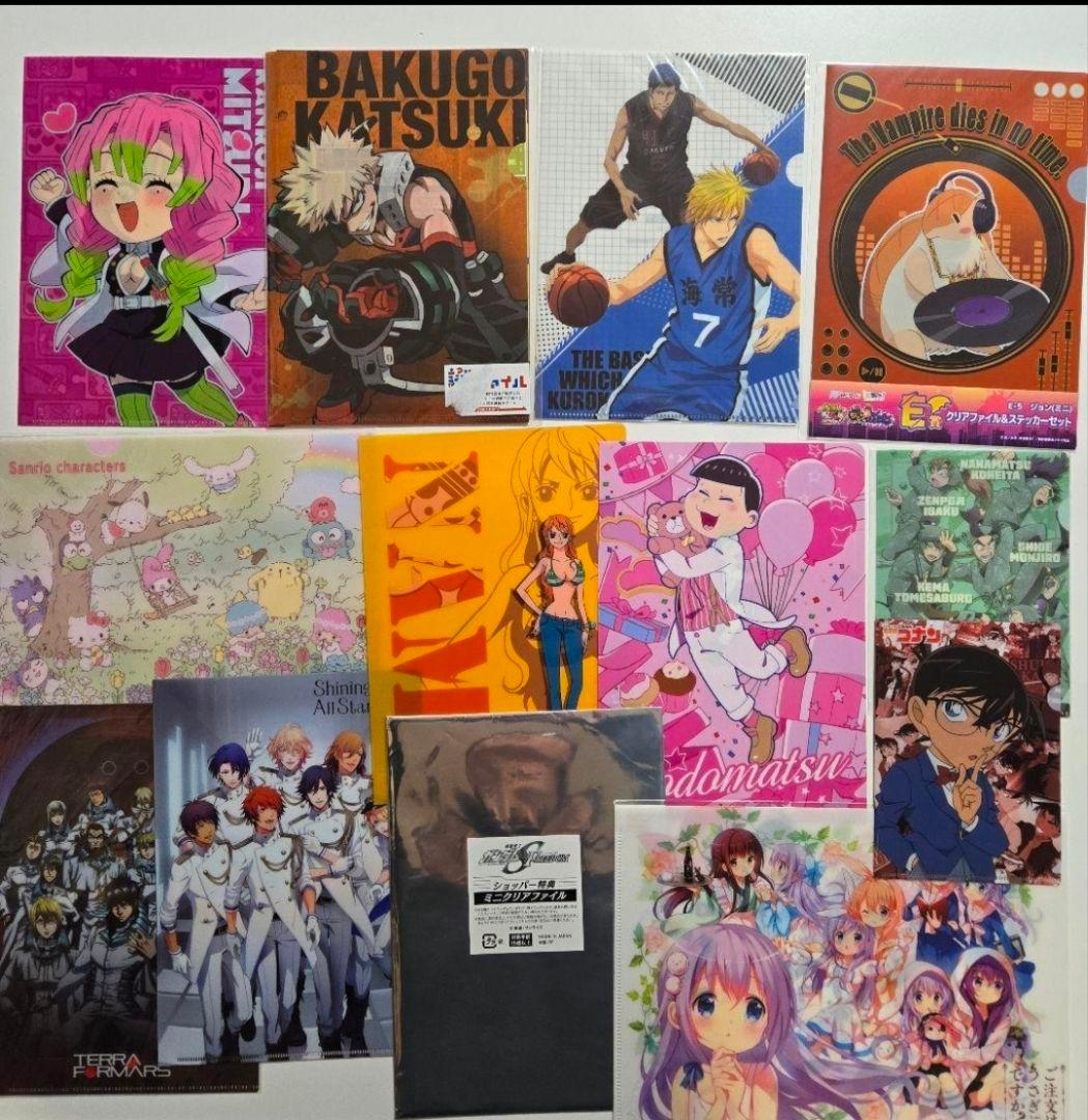 アニメグッズ キャラクターグッズ クリアファイル まとめ売り 260枚以上