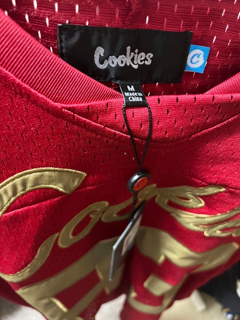 Cookies メッシュシャツ 83 レッド