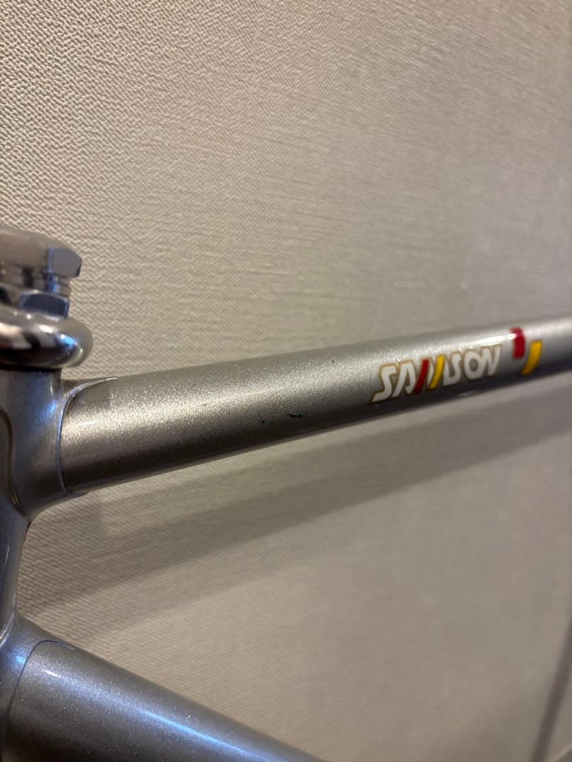 SAMSON NJS認定 ピスト フレームセット 512mm BB/ヘッド付