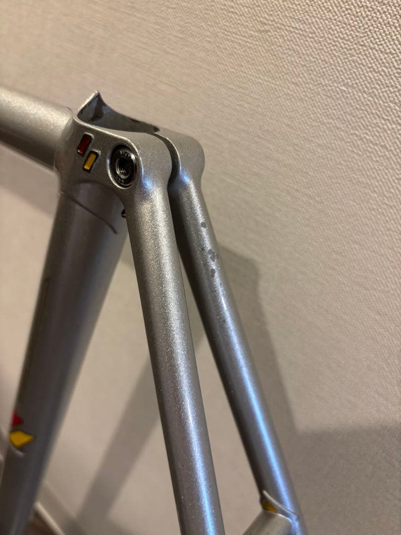 SAMSON NJS認定 ピスト フレームセット 512mm BB/ヘッド付