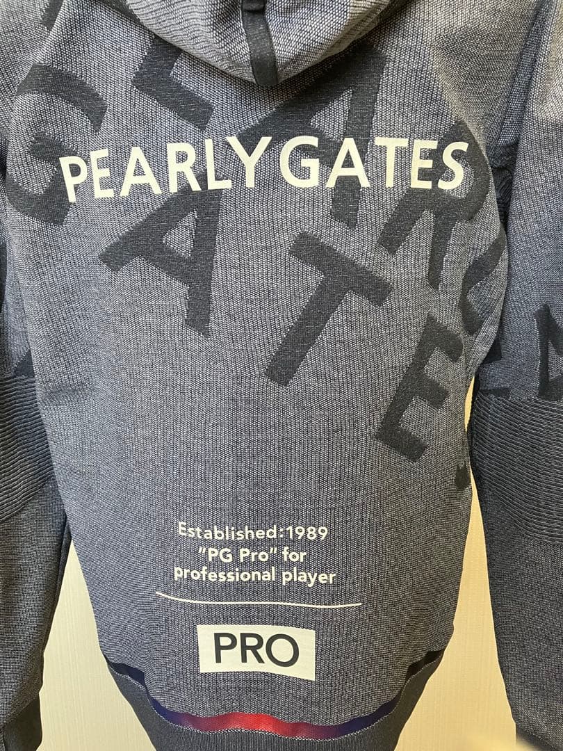 PEARLYGATES ジャガードニットジップパーカーレディース　サイズ 1