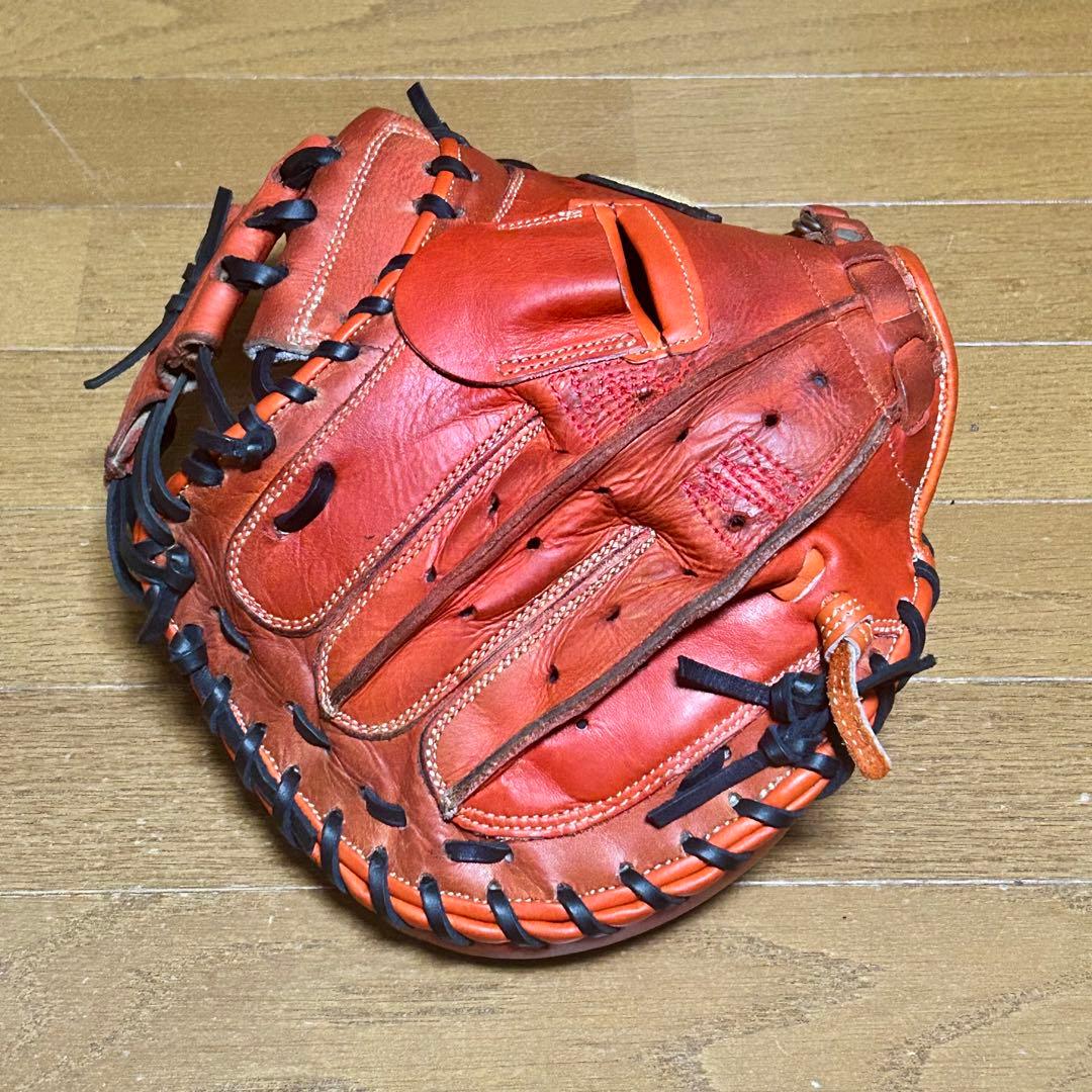 352.オーバーホールフルリペア ミズノプロ　硬式キャッチャーミットNZ型