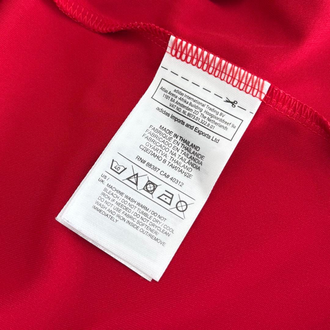 adidas アディダス スペイン代表ユニフォーム ゲームシャツ レッド XL