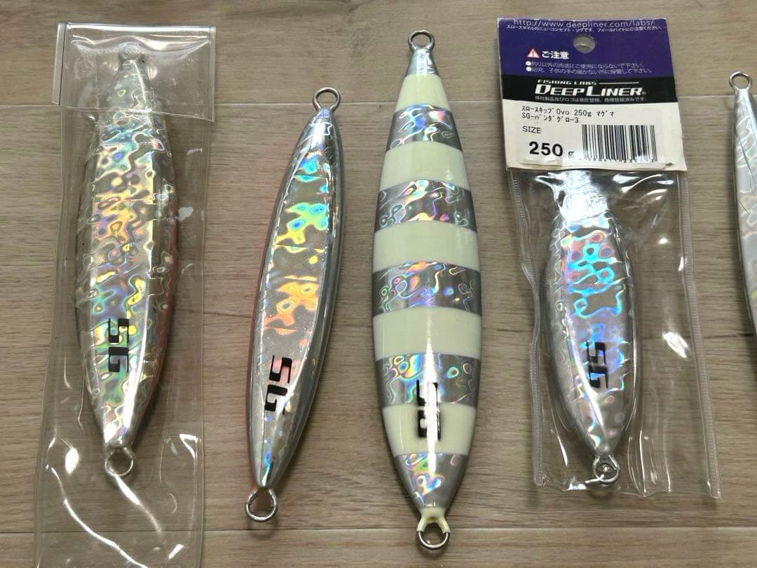 ディープライナー　ジグセット②DEEPLINER スーパーグロー多数！
