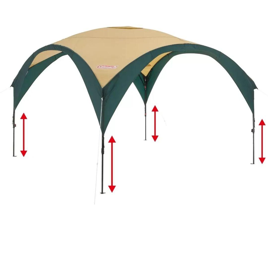コールマン パーティーシェードDX／360 （グリーン／ベージュ）
