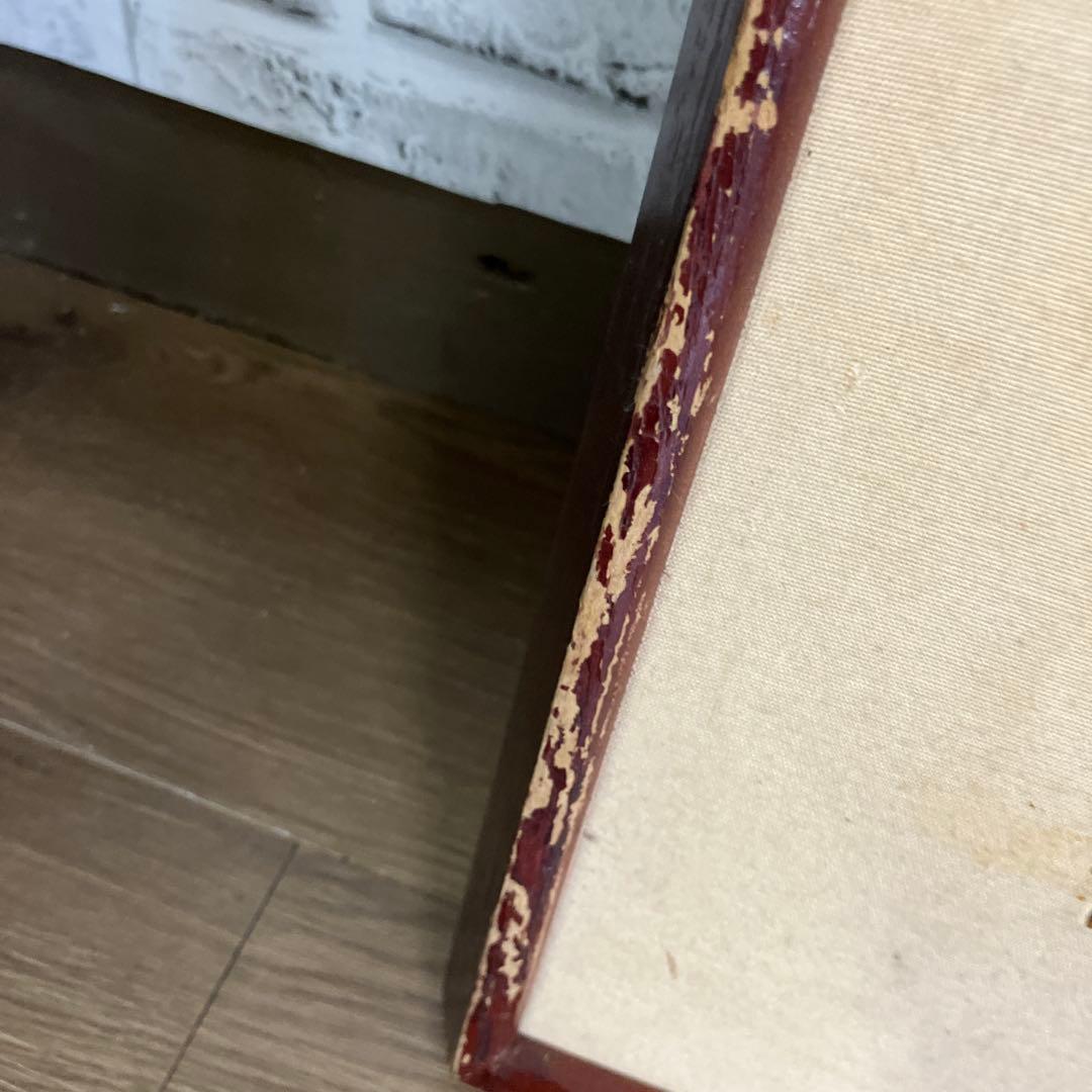 和紙ちぎり絵 風景画 渓流 川 額縁入り 壁掛け インテリア アート 古美術品