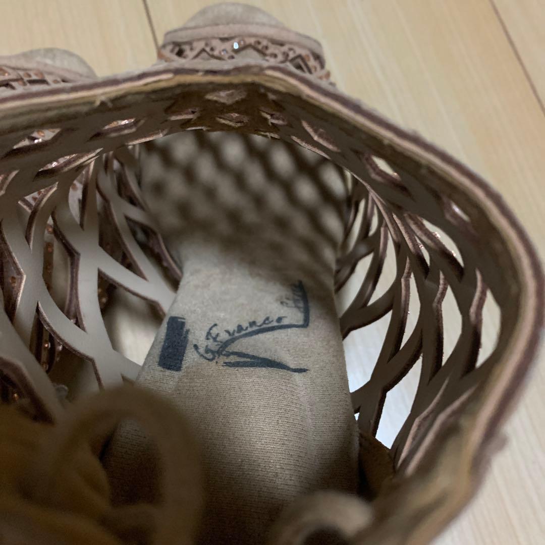 Gfranco 女性ダンス用　ベージュシューズ