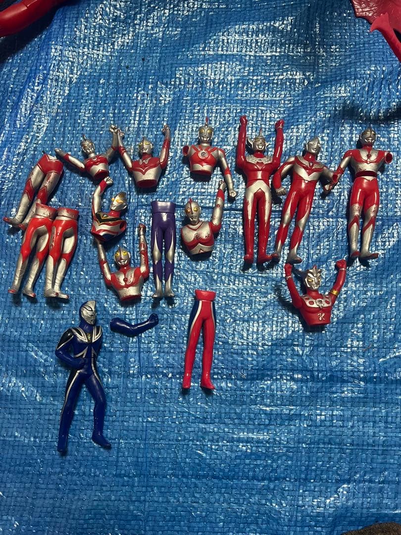 ウルトラマン　ゴジラ　ソフビ　ミニソフビ　大量　ジャンク品　まとめ売り