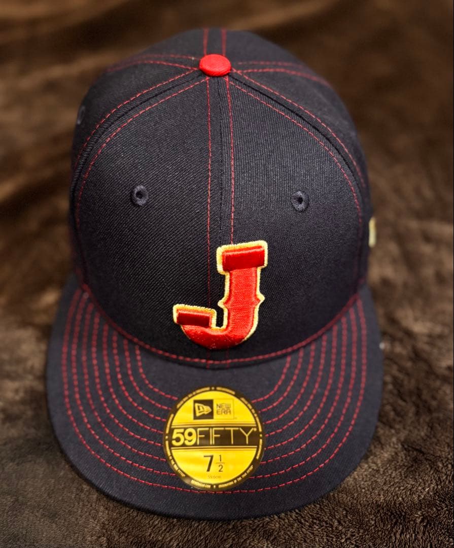 New Era WBC 日本代表 59.6cmキャップ ネイビー 7 1/2