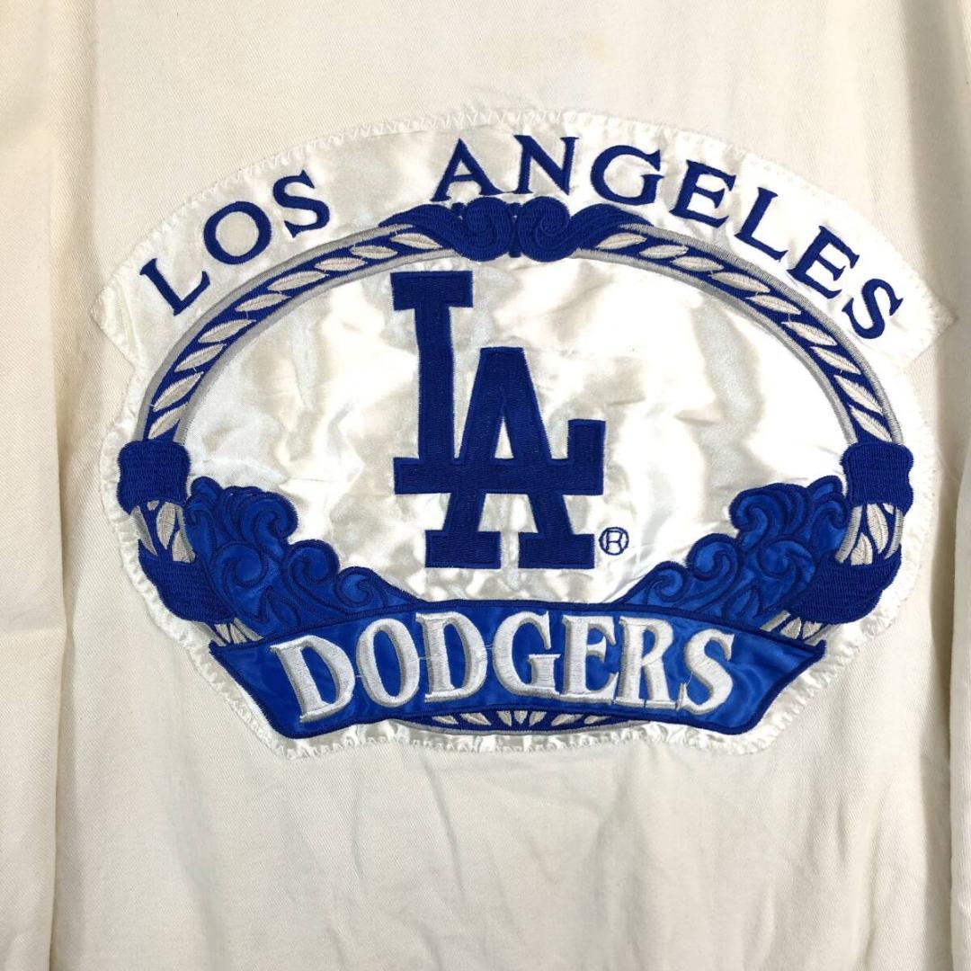 90s MLB STARTER コットンスタジャン ブルゾン ドジャース XL