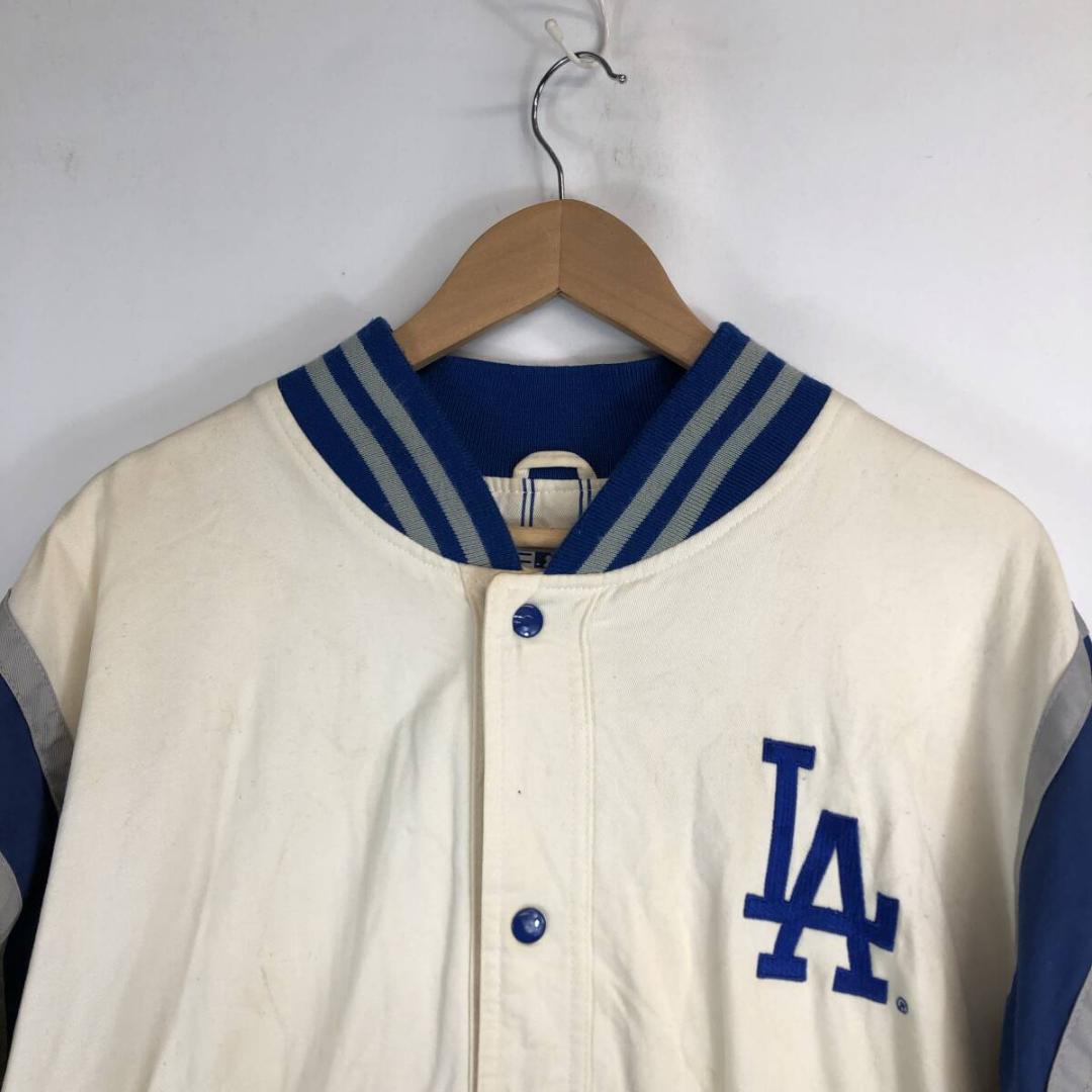 90s MLB STARTER コットンスタジャン ブルゾン ドジャース XL