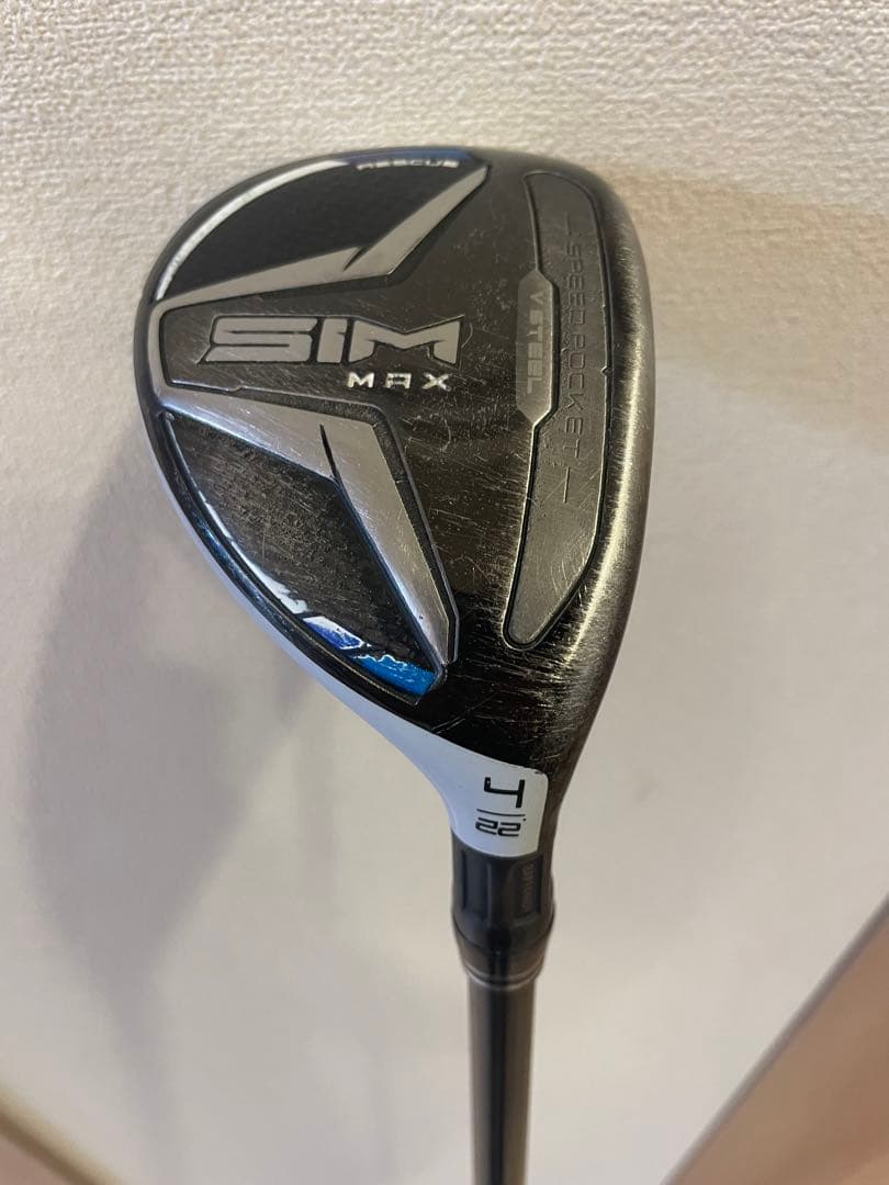 TaylorMade SIM MAXユーティリティU4 22°　Sテーラーメイド