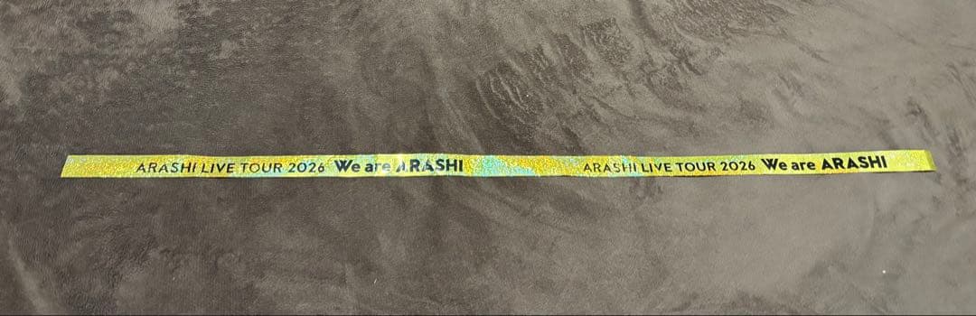 あ*こ様 We are ARASHI 銀テ 嵐