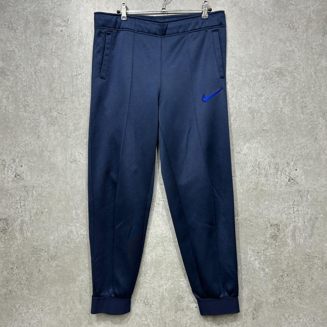 ★90s NIKE セットアップトラックジャケット＆パンツ 銀タグ L ネイビー