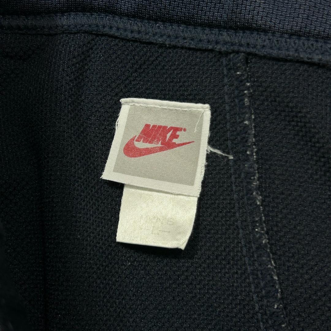 ★90s NIKE セットアップトラックジャケット＆パンツ 銀タグ L ネイビー