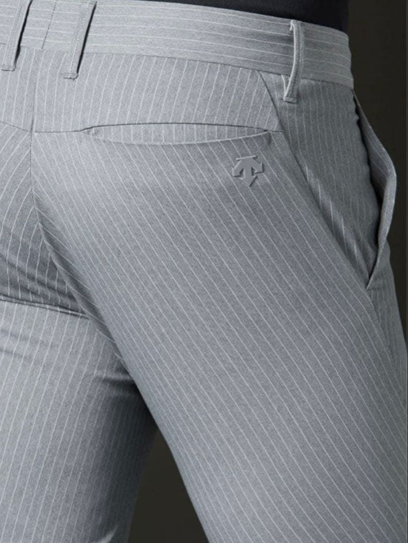 【美品】デサントゴルフ パンツ グレー 79 Mサイズ