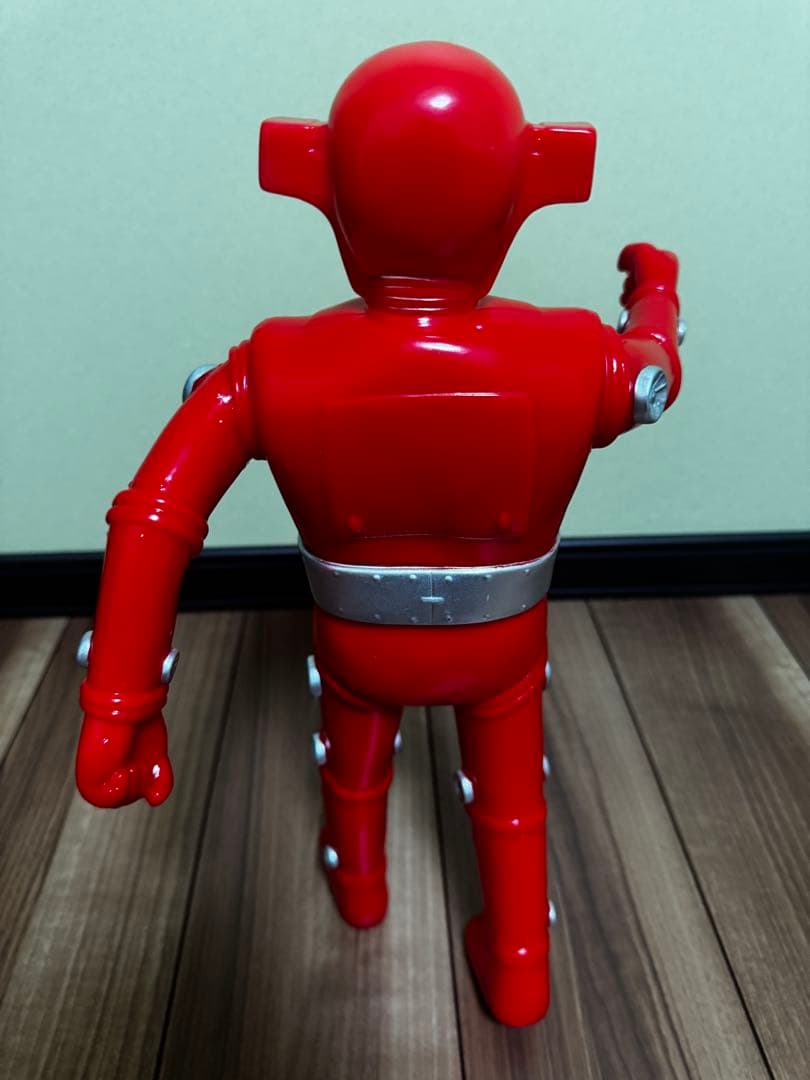 【当時物・特大41cm】無版権 レッドバロン ソフビ フィギュア レトロ