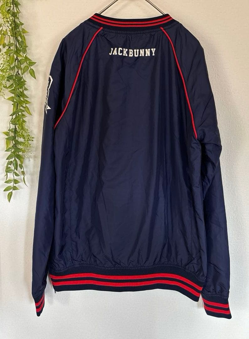 美品　Jack Bunny ジャックバニー　スニード　ネイビー/レッド　ゴルフM