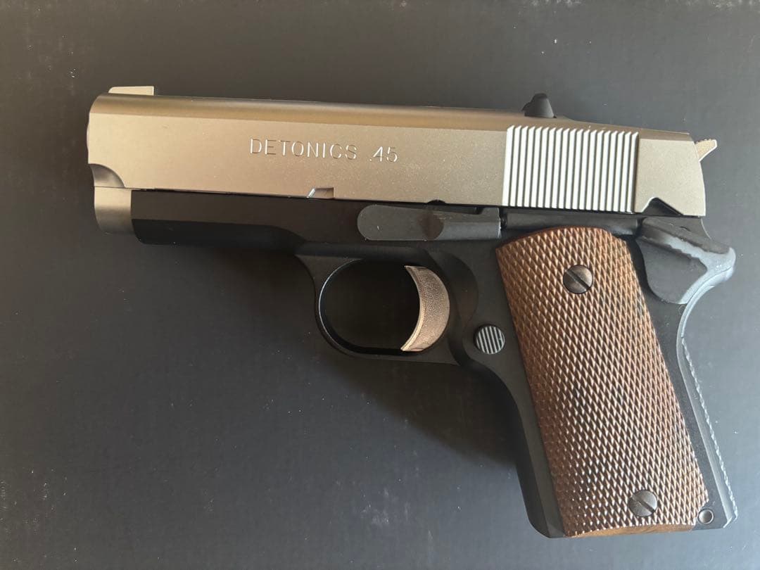 東京マルイ デトニクス.45 コンバットマスター　スライドシルバー ツートーン