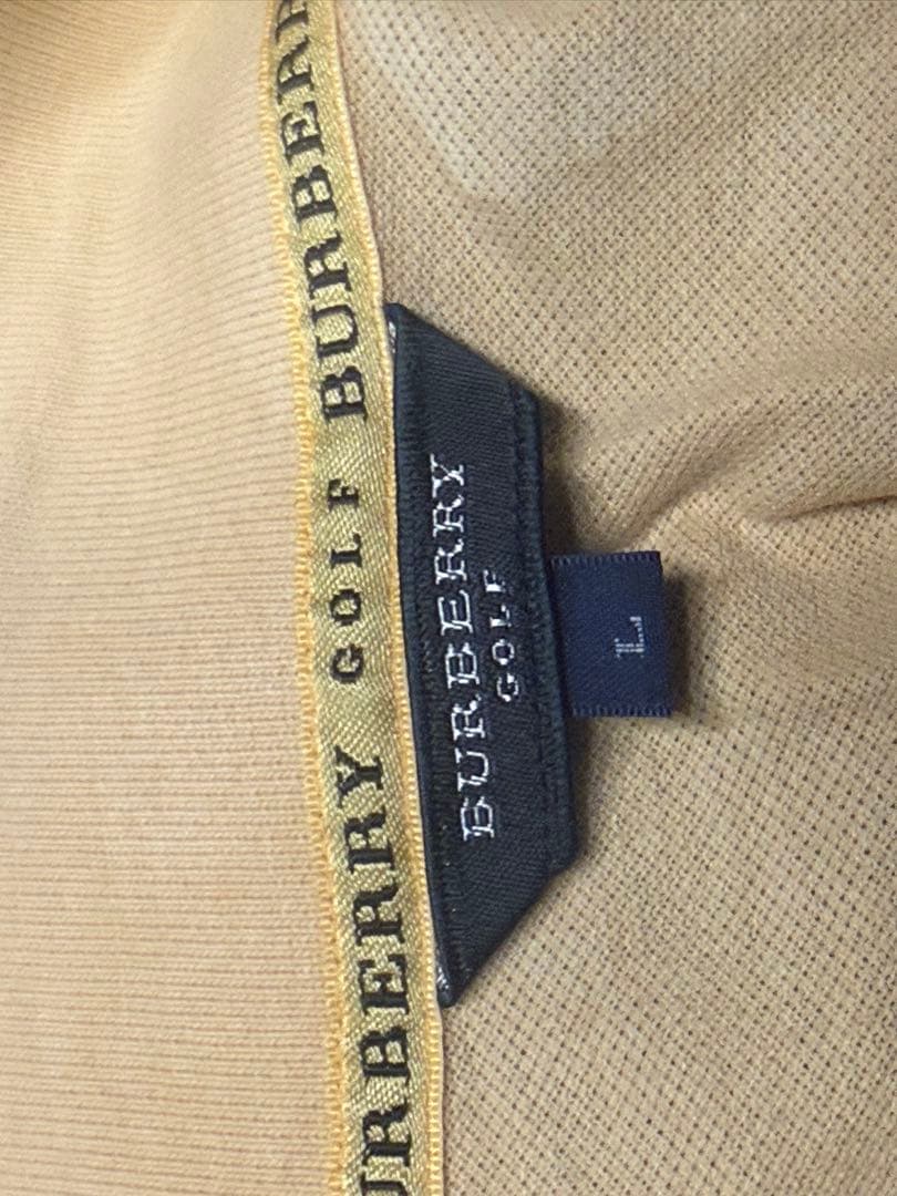 BURBERRY ベージュ 長袖ポロシャツ