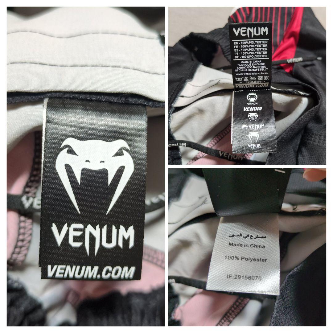ヴェヌム VENUM ファイトショーツ キックパンツ ムエタイパンツ M 刺繍