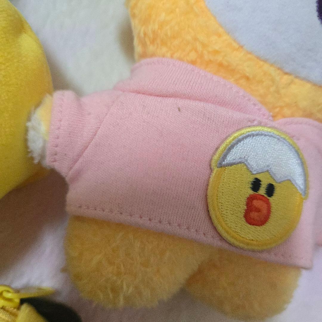 bt21公式 たっとん Sサイズ ぬいぐるみ 服 帽子 リュックセット チミー