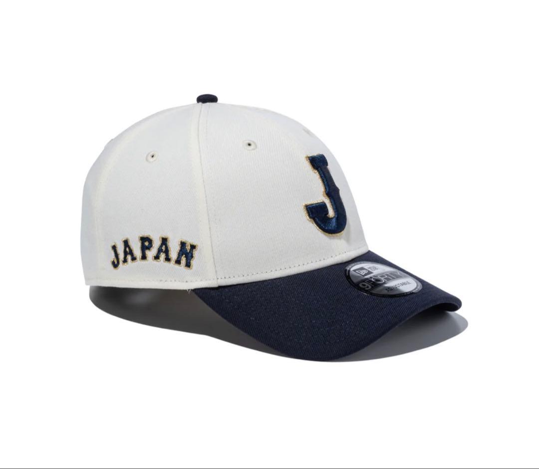NEW ERA 9FORTY ニューエラ 帽子 WBCクロームホワイト/ネイビー