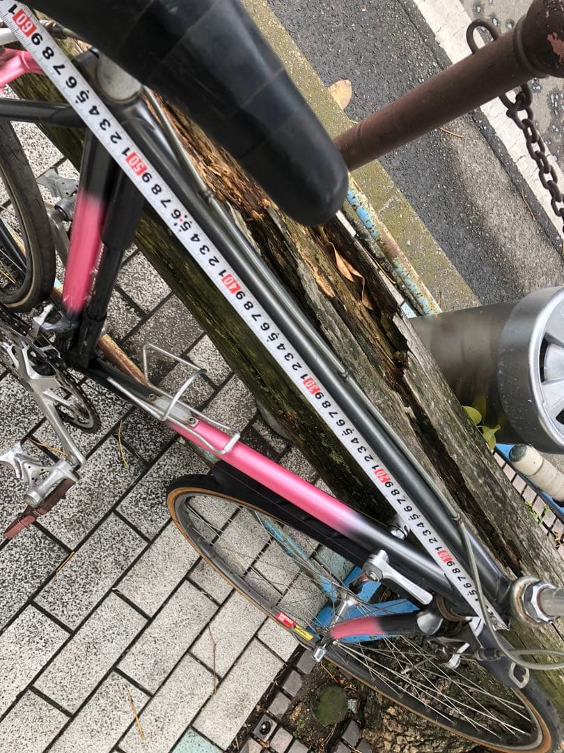 ブリヂストン　クロモリ　ロード　シマノ600