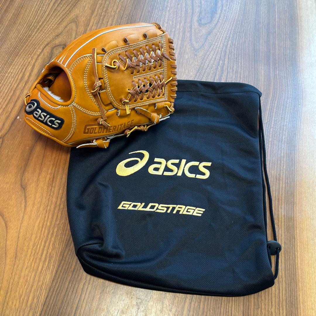 asics アシックス　ゴールドステージ 軟式野球 内野手用　グローブ