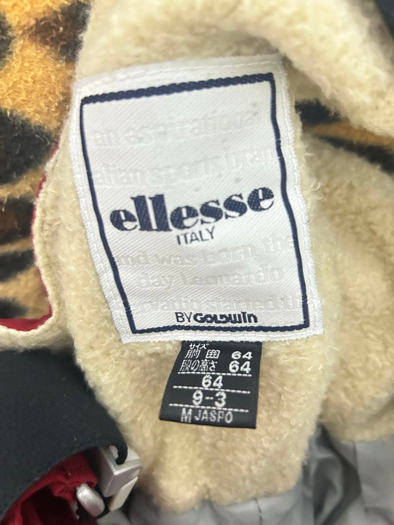 ellesse スキーウェア 上下セット レディース M 赤
