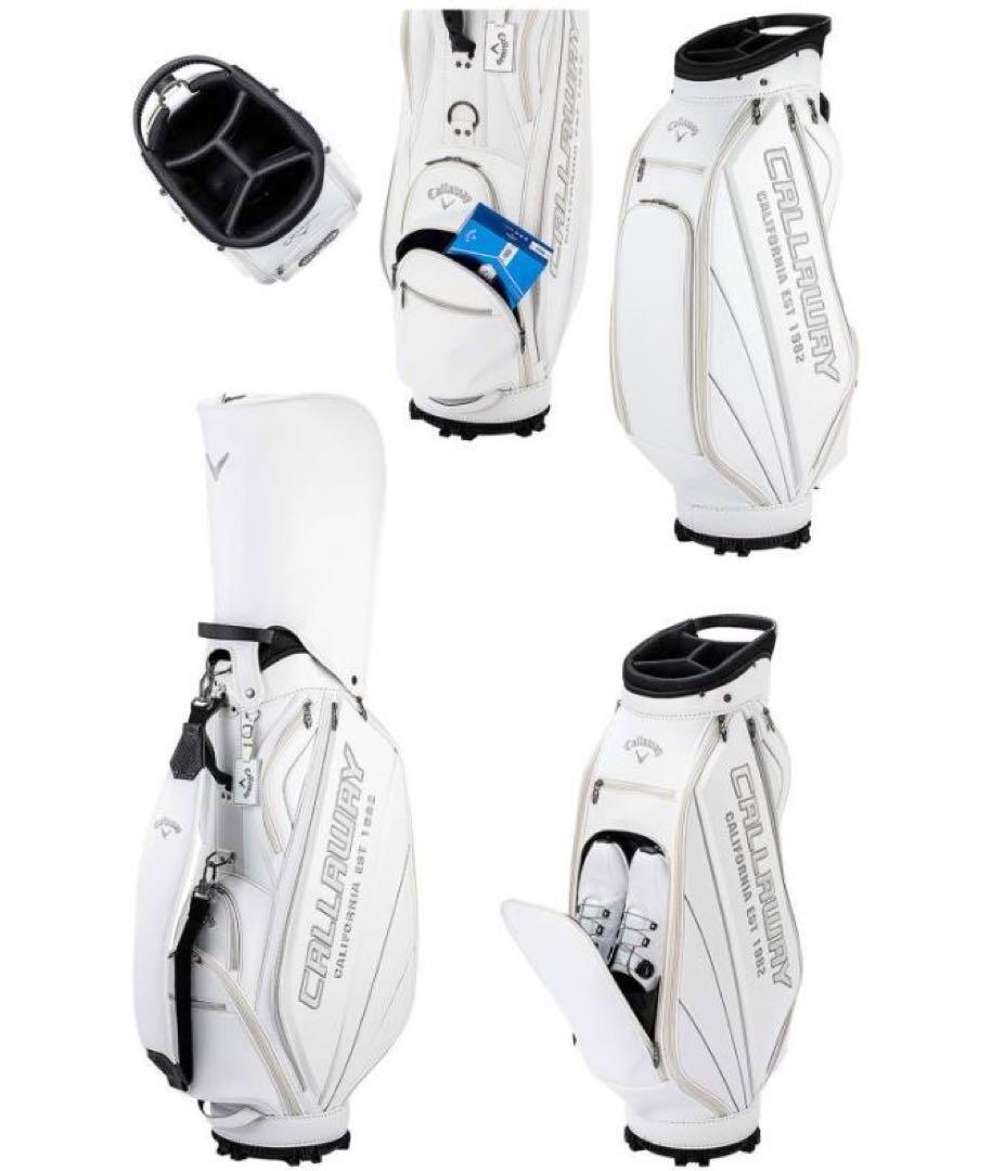 CALLAWAY キャディバッグ ホワイト 9.5