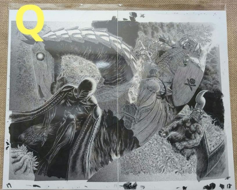 大 ベルセルク展 複製原稿 BERSERK