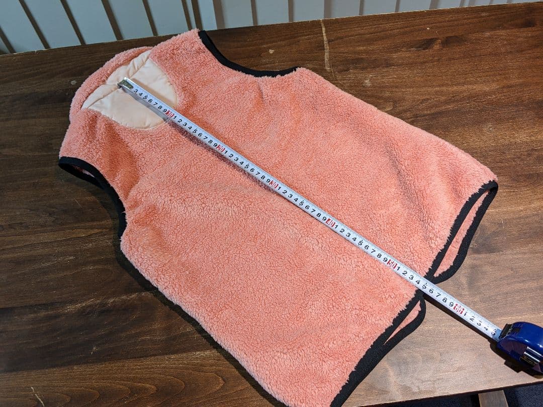 パーリーゲイツ　バービー　ゴルフ　ボア　フリース　切替　ベスト　ウェア　ピンク