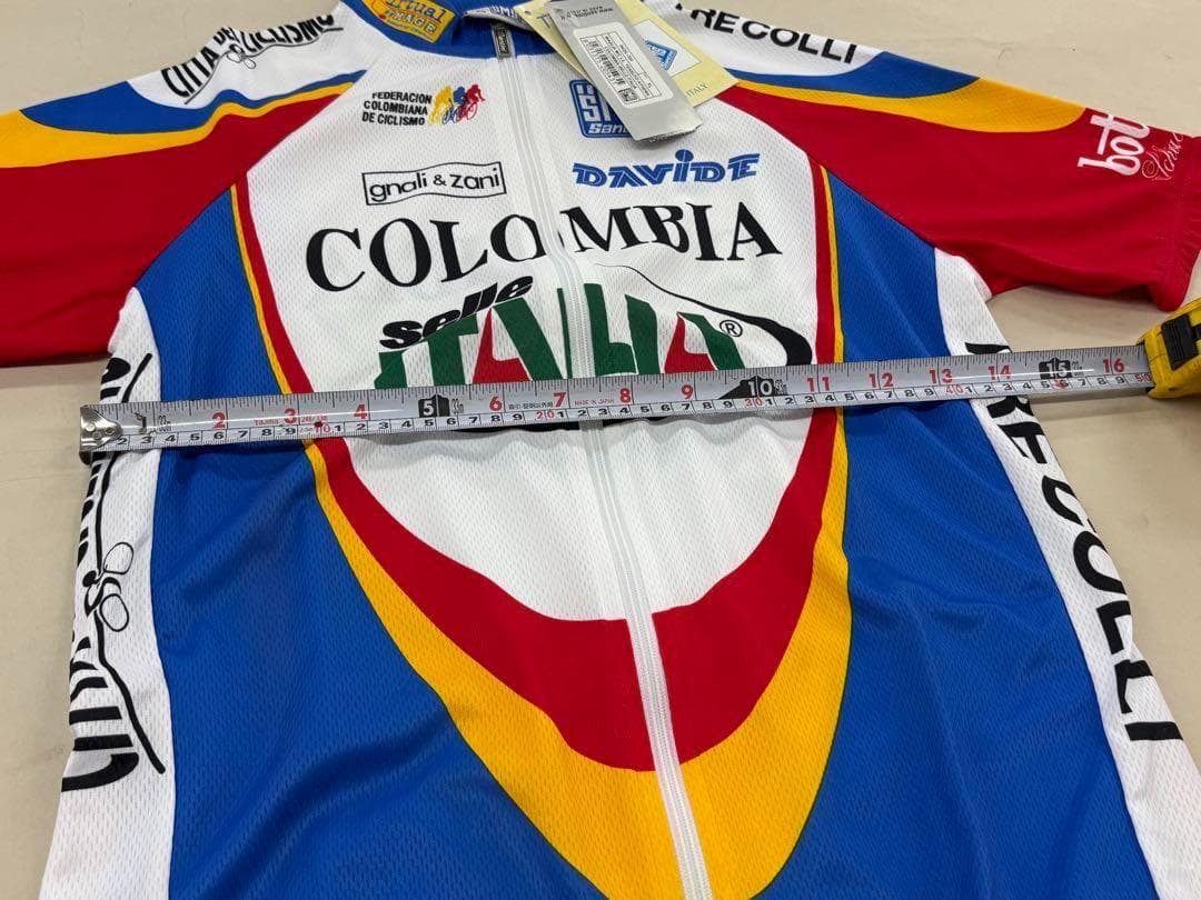 371【新品】SANTINI　COLOMBIA 　半袖サイクルジャージ XL