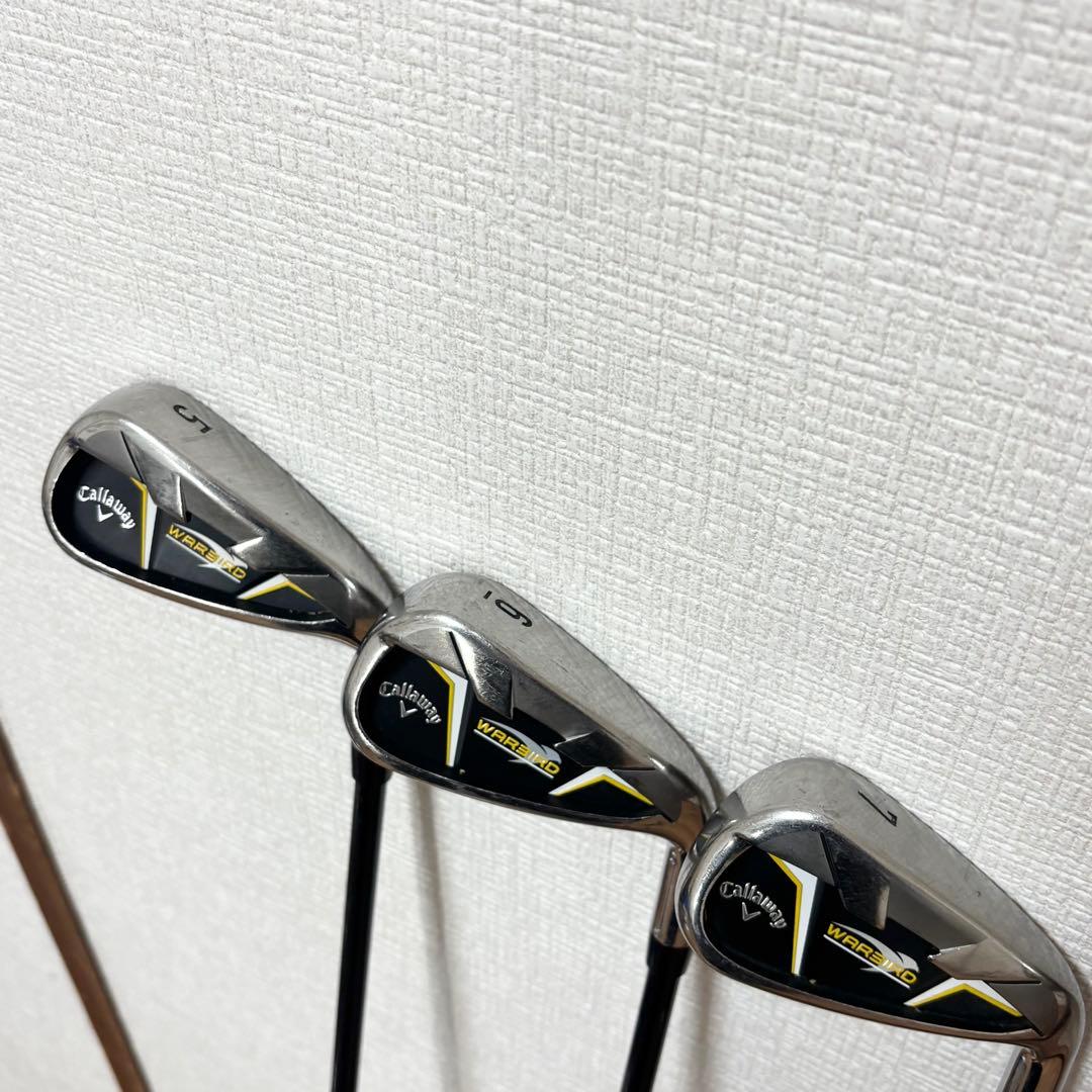 キャロウェイ Callaway WARBIRD アイアンセット 7本