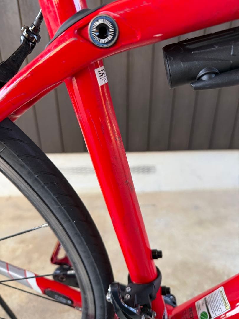 Trek アルミロードバイク ドマーネalr3 レッド