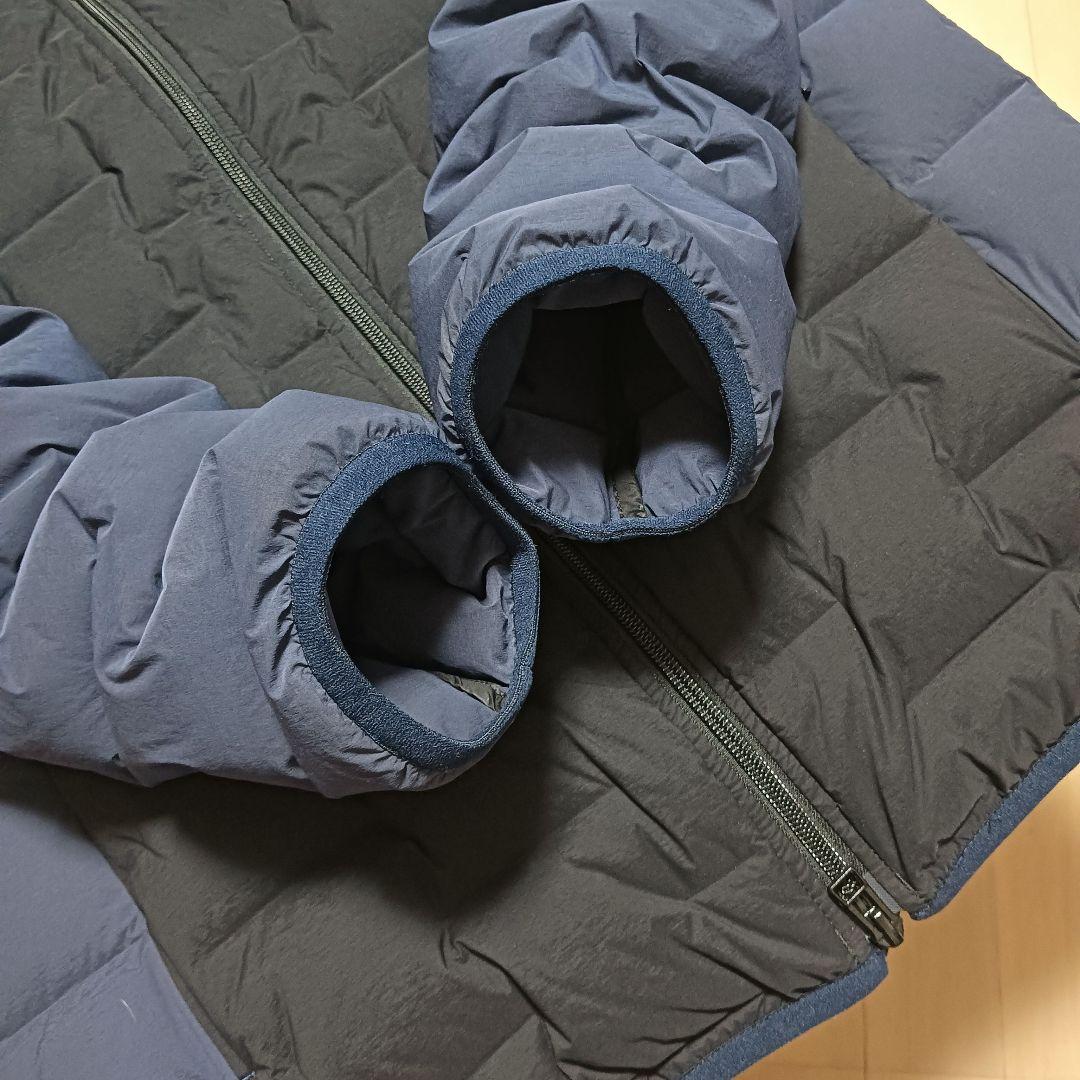TravisMathew ダウンジャケット 軽量 撥水 M ネイビー×ブラック
