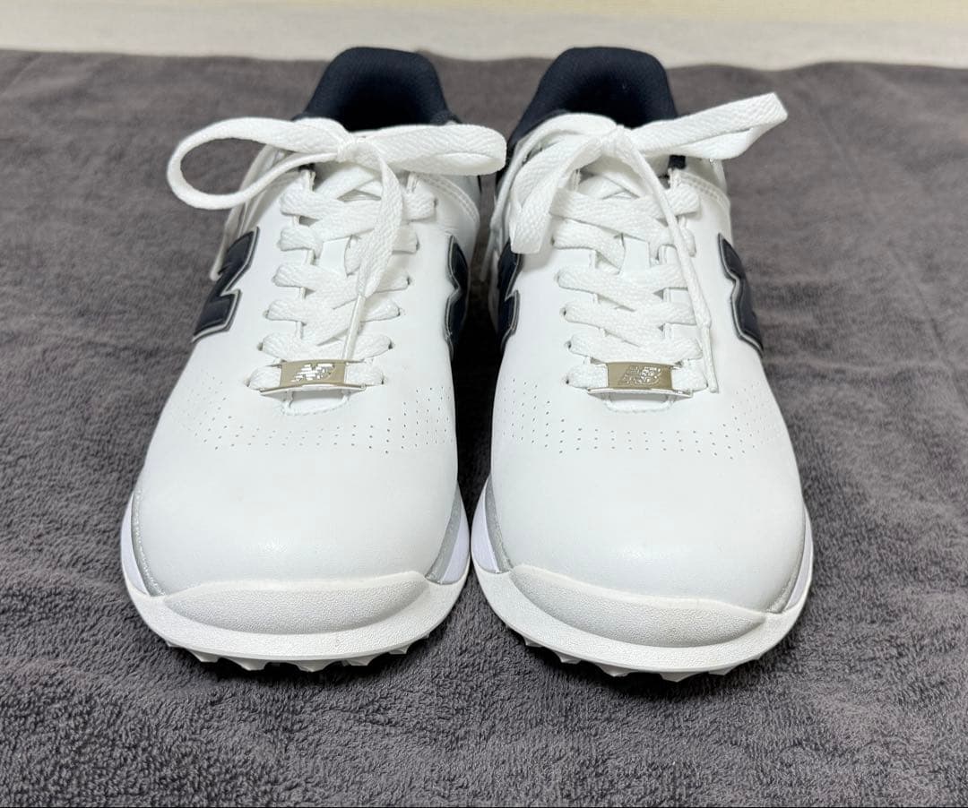【未使用レベル】new balance ゴルフシューズ 25cm ソフトスパイク