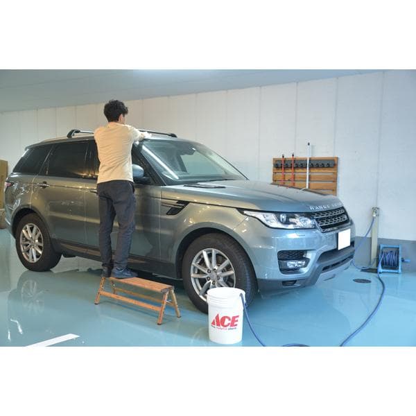 アウトドア 掃除 洗車 スリム 室内 コンパクト 椅子 スツール 脚立 ステップ