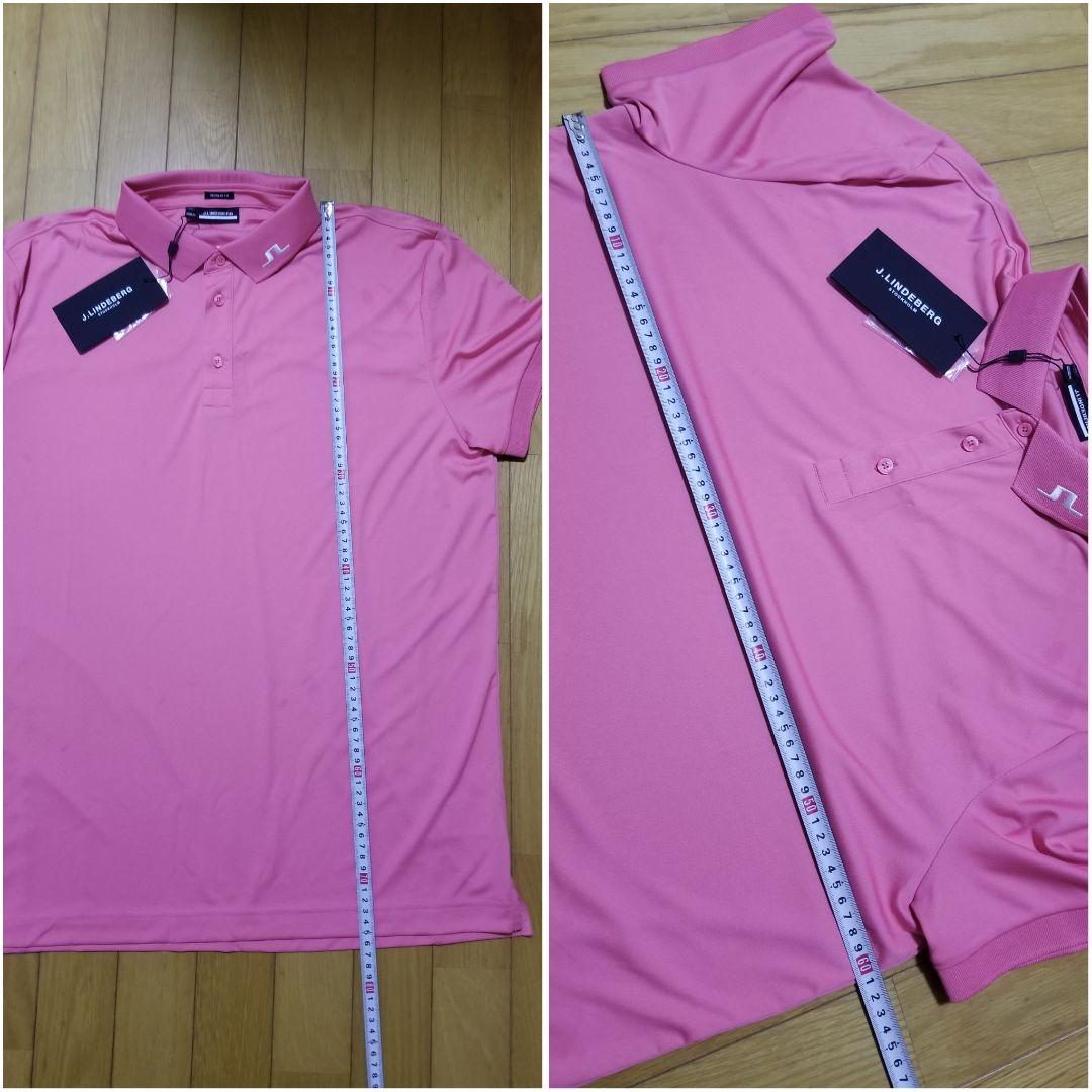 新品J. Lindeberg J.リンドバーグポロシャツ　XL アザレアピンク