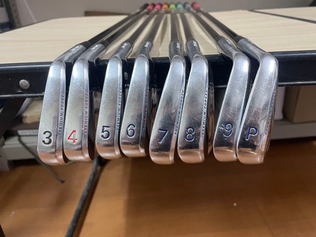 TOUR STAGE X-BLADE アイアン8本セット メンズ カラーグリップ