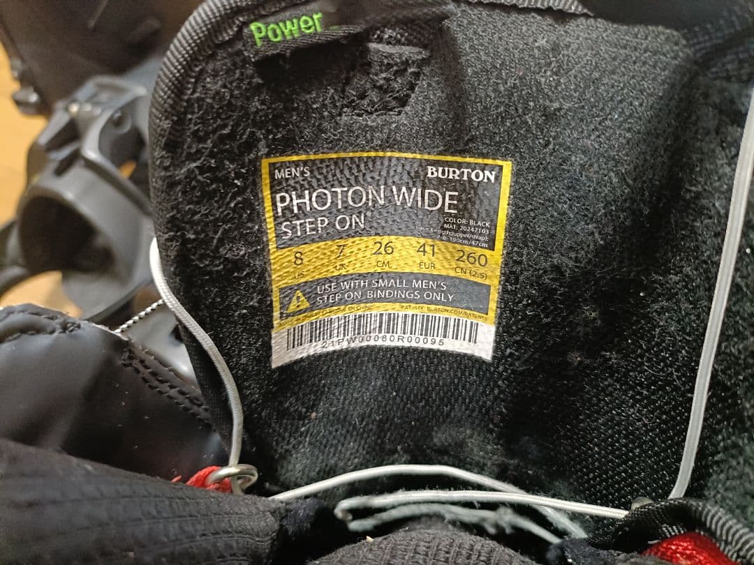 BURTON　Step on ビンディングとブーツセット　26cm Sサイズ