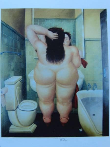 Fernando Botero、IL BAGNO、海外版希少レゾネ、状態良好