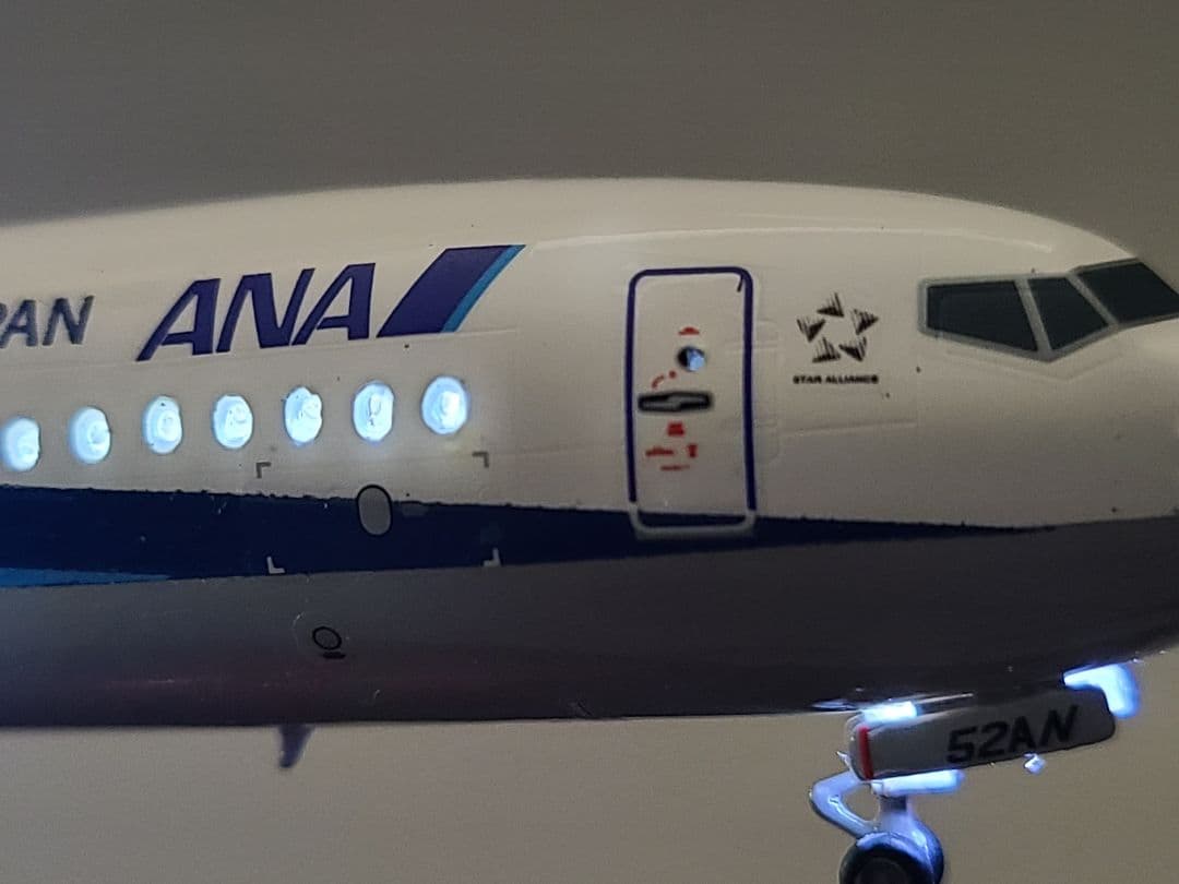 ANA ボーイング737-800 トリトンブルー完成品