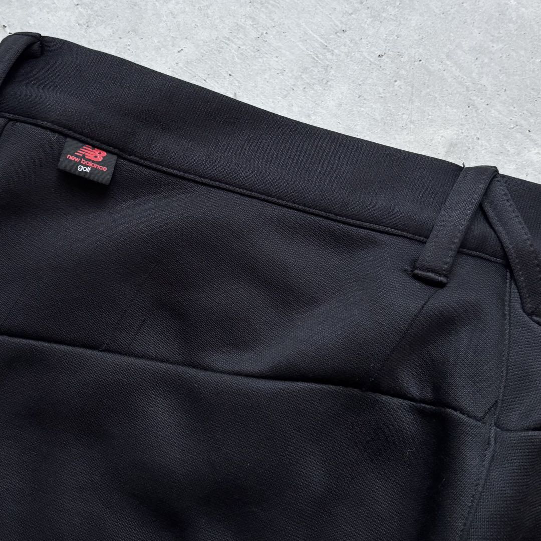 NEW BALANCE GOLF 裏起毛ストレッチパンツ 裾ドローコード ロゴ