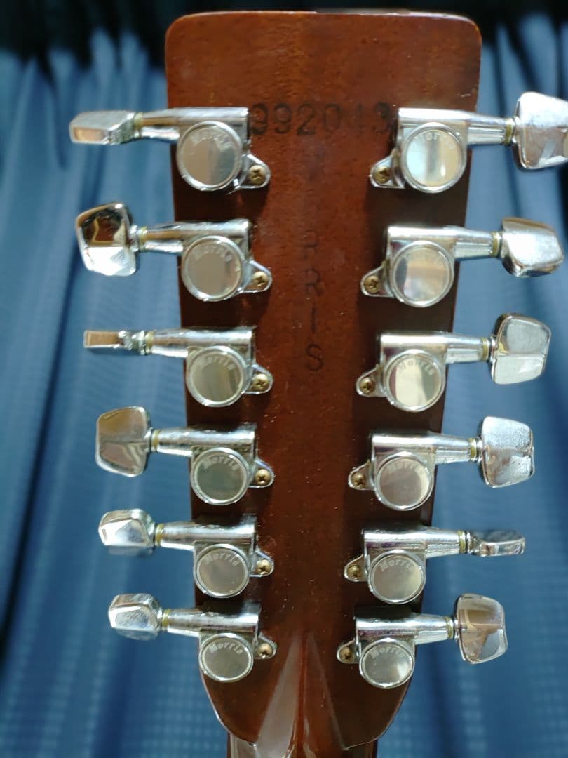 モーリス B-60 12弦 トランスアコースティックギター仕様 ハードケース付き