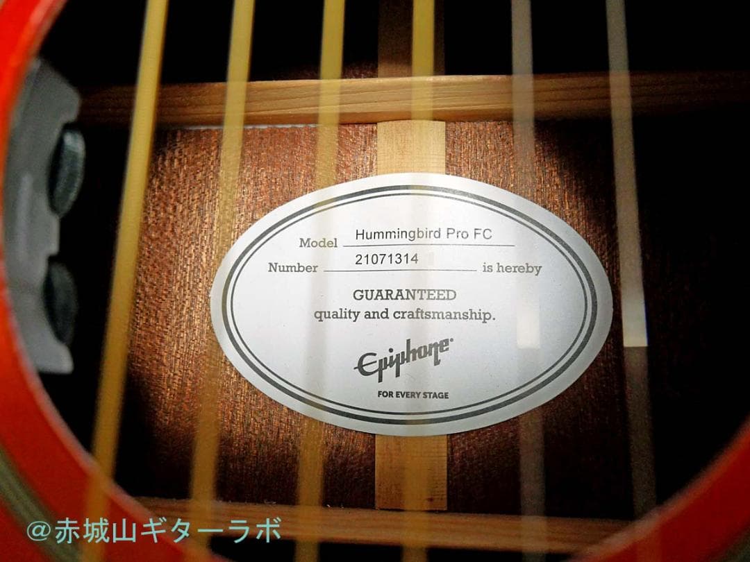Epiphone HummingBird Pro 2021年☆新品GIGバッグ付